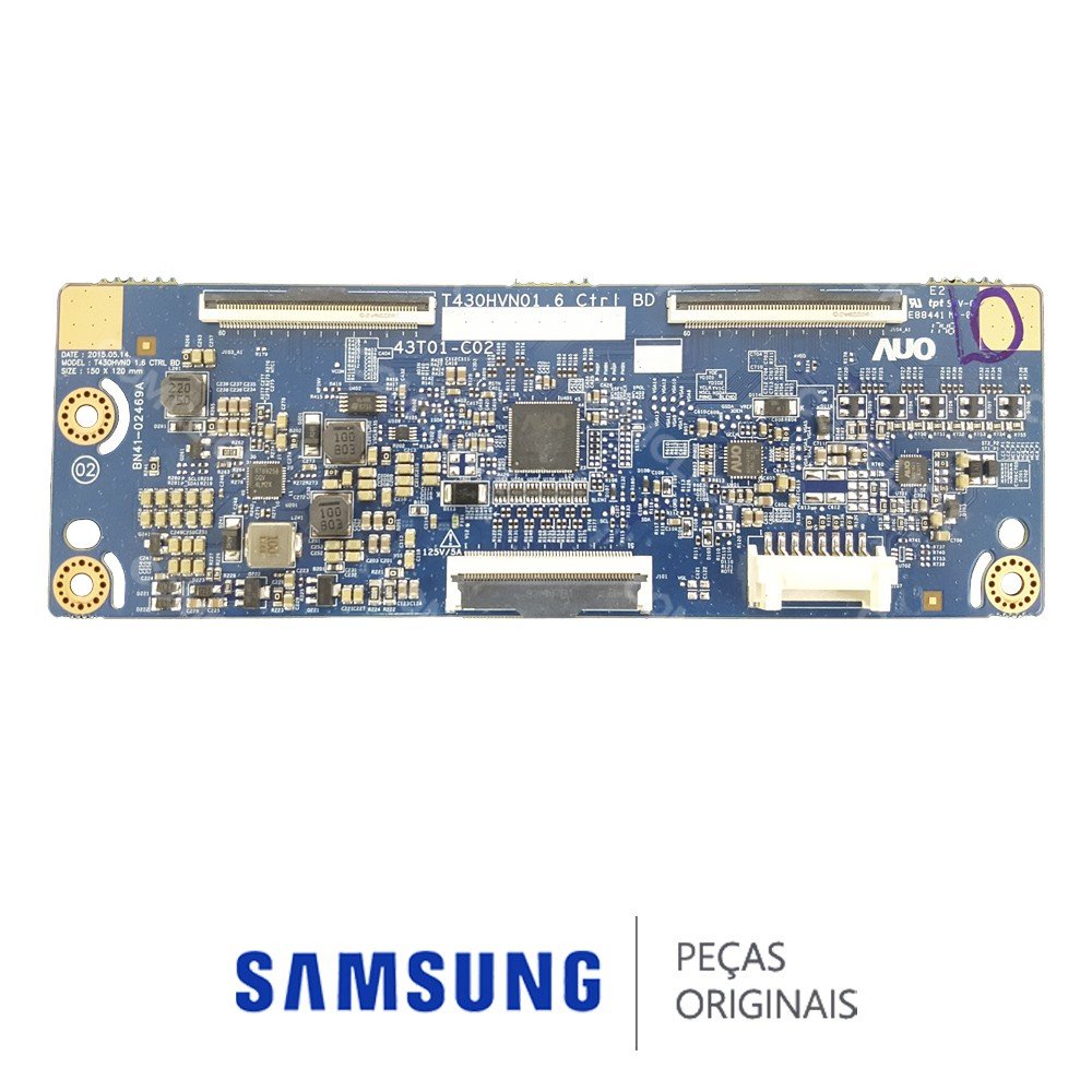 Placa T-Con BN98-06512C / T430HVN01 TV Samsung UN43J5200AG