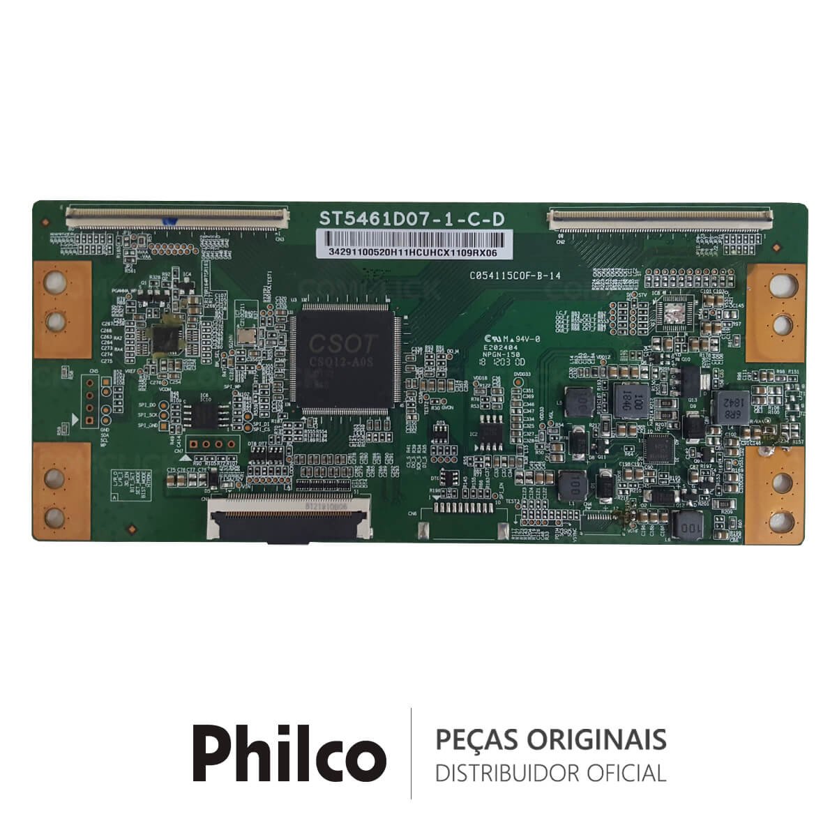 Placa T-con ST5461D07-1 721731 TV Philco PTV55Q50SNS